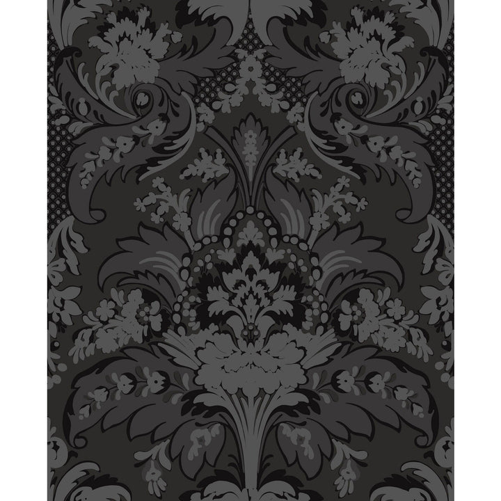 Aldwych Black And Graphite by Cole & Son Wallcovering COLE & SON ALBEMARLE PAPER - 100% United Kingdom Horizontal: and Vertical: 25.22 20 - Fabric Carolina -