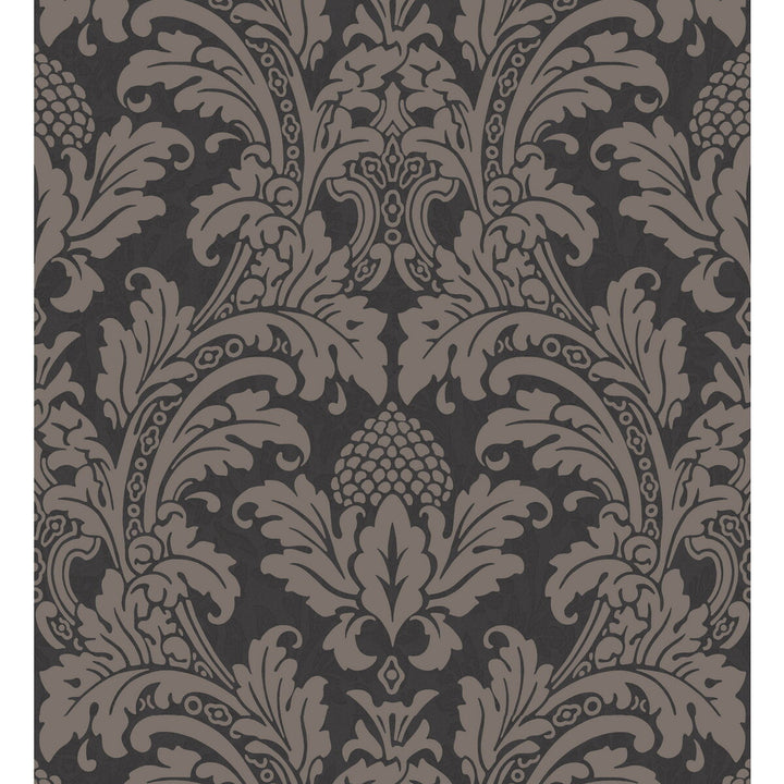 Blake Black And Graphite by Cole & Son Wallcovering COLE & SON ALBEMARLE PAPER - 100% United Kingdom Horizontal: and Vertical: 20.88 21 - Fabric Carolina -