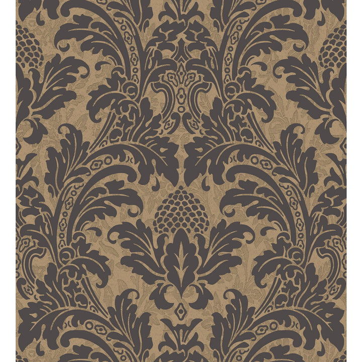 Blake Black And Gold by Cole & Son Wallcovering COLE & SON ALBEMARLE PAPER - 100% United Kingdom Horizontal: and Vertical: 20.88 21 - Fabric Carolina -