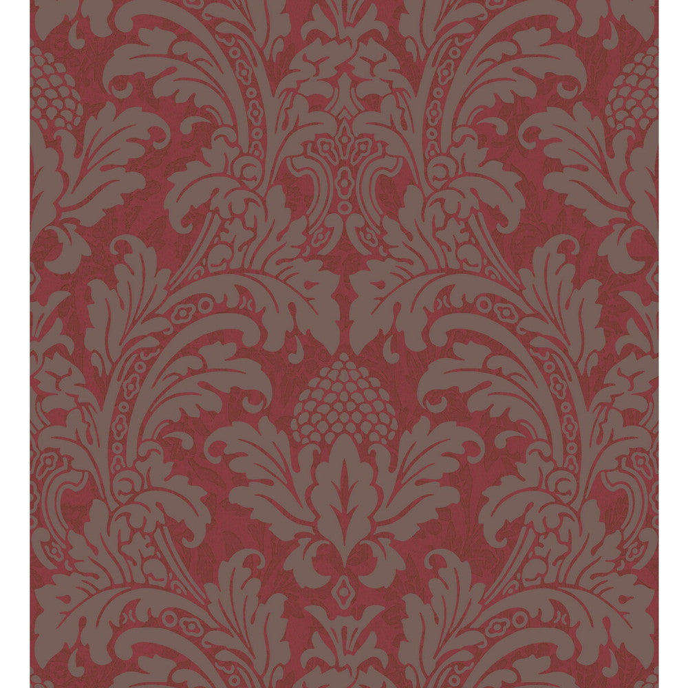 Blake Red And Silver by Cole & Son Wallcovering Cole & Son Wallcovering Blake Red And SilverWallcovering COLE & SON ALBEMARLE PAPER - 100% United Kingdom </p><p>Repeat: H: , V: 20.88 21 - Fabric Carolina -
