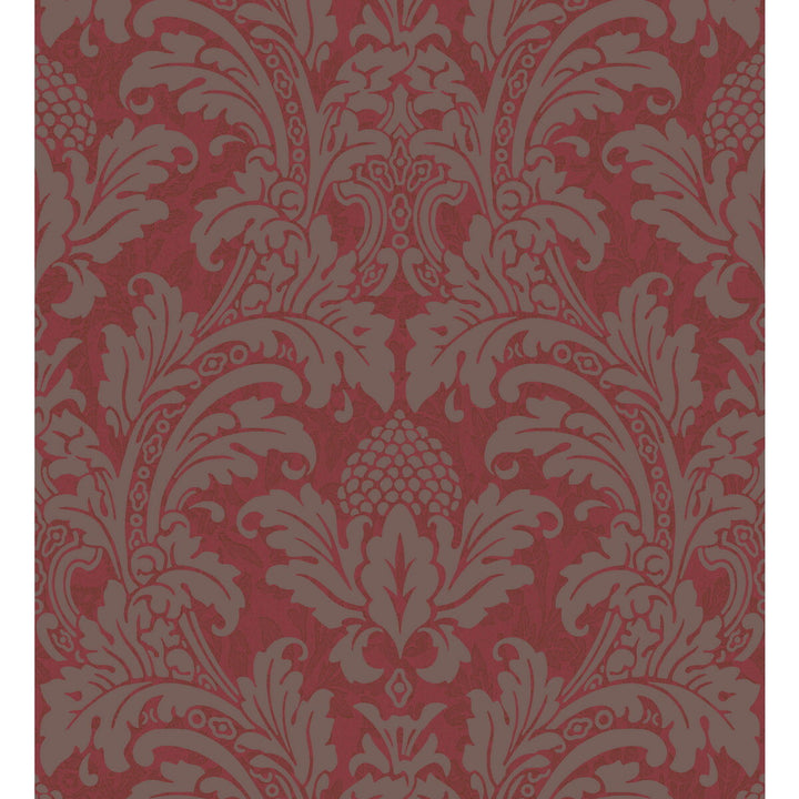 Blake Red And Silver by Cole & Son Wallcovering Cole & Son Wallcovering Blake Red And SilverWallcovering COLE & SON ALBEMARLE PAPER - 100% United Kingdom </p><p>Repeat: H: , V: 20.88 21 - Fabric Carolina -