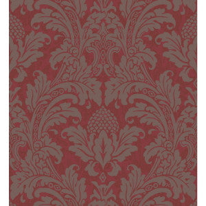 Blake Red And Silver by Cole & Son Wallcovering