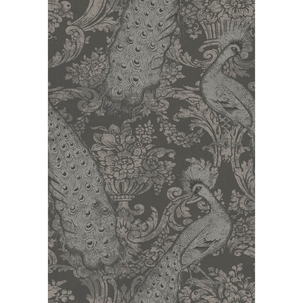 Byron Charcoal An Silver by Cole & Son Wallcovering COLE & SON ALBEMARLE PAPER - 100% United Kingdom Horizontal: and Vertical: 29.94 20 - Fabric Carolina -