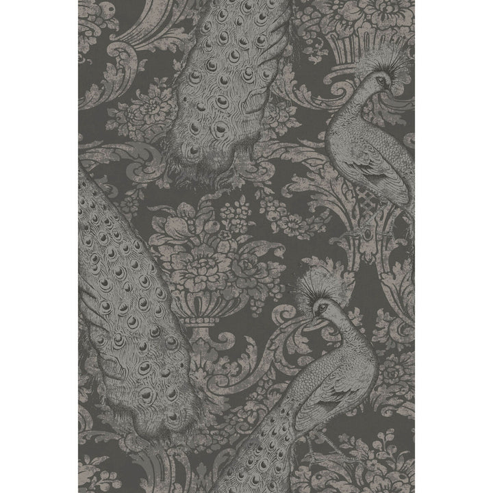 Byron Charcoal An Silver by Cole & Son Wallcovering COLE & SON ALBEMARLE PAPER - 100% United Kingdom Horizontal: and Vertical: 29.94 20 - Fabric Carolina -