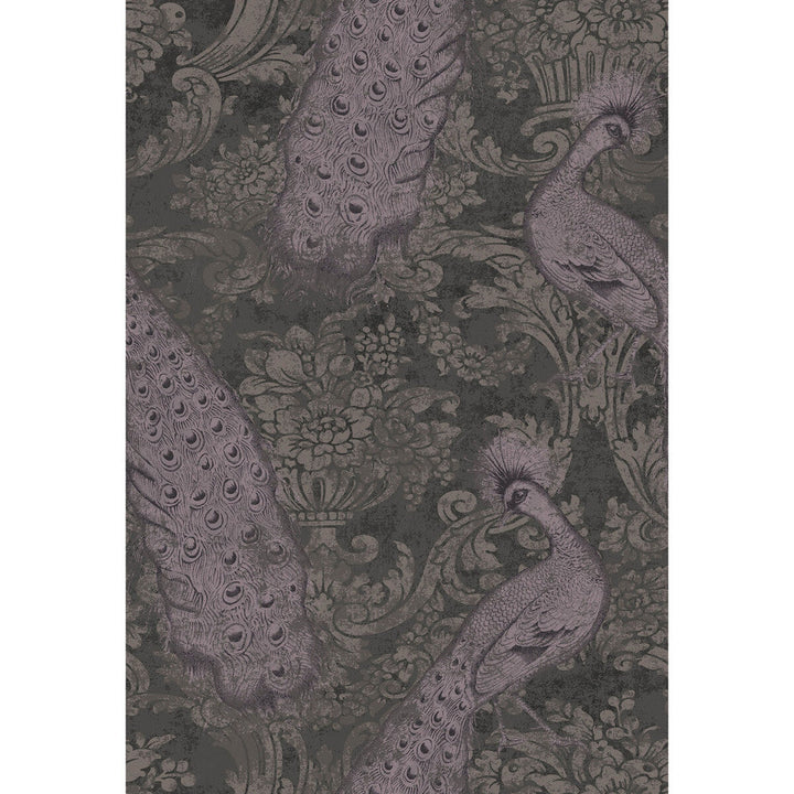 Byron Amythest And Charcoal by Cole & Son Designer Wallcovering COLE & SON ALBEMARLE PAPER - 100% United Kingdom - Horizontal: - and Vertical: 29.94 20 - Swanky Fabrics -