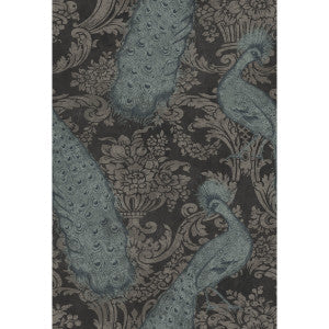Byron Teal And Graphite by Cole & Son Wallcovering