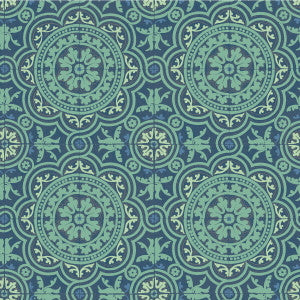 Piccadilly Teal And Gold by Cole & Son Wallcovering