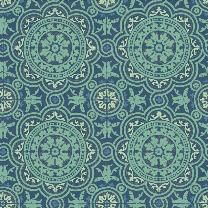 Piccadilly Teal And Gold by Cole & Son Wallcovering COLE & SON ALBEMARLE PAPER - 100% United Kingdom Horizontal: and Vertical: 20.88 21 - Fabric Carolina -