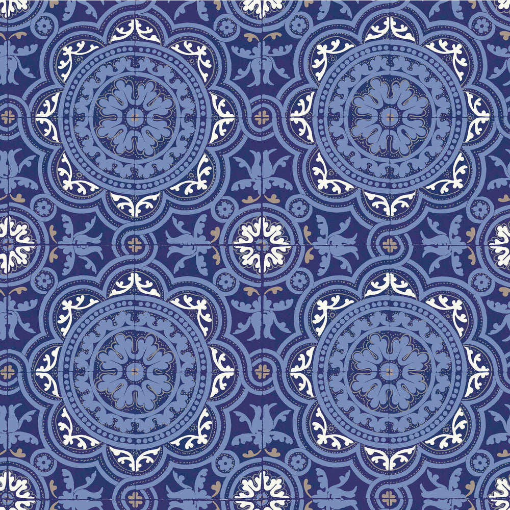Piccadilly Blue by Cole & Son Wallcovering COLE & SON ALBEMARLE PAPER - 100% United Kingdom Horizontal: and Vertical: 20.88 21 - Fabric Carolina -