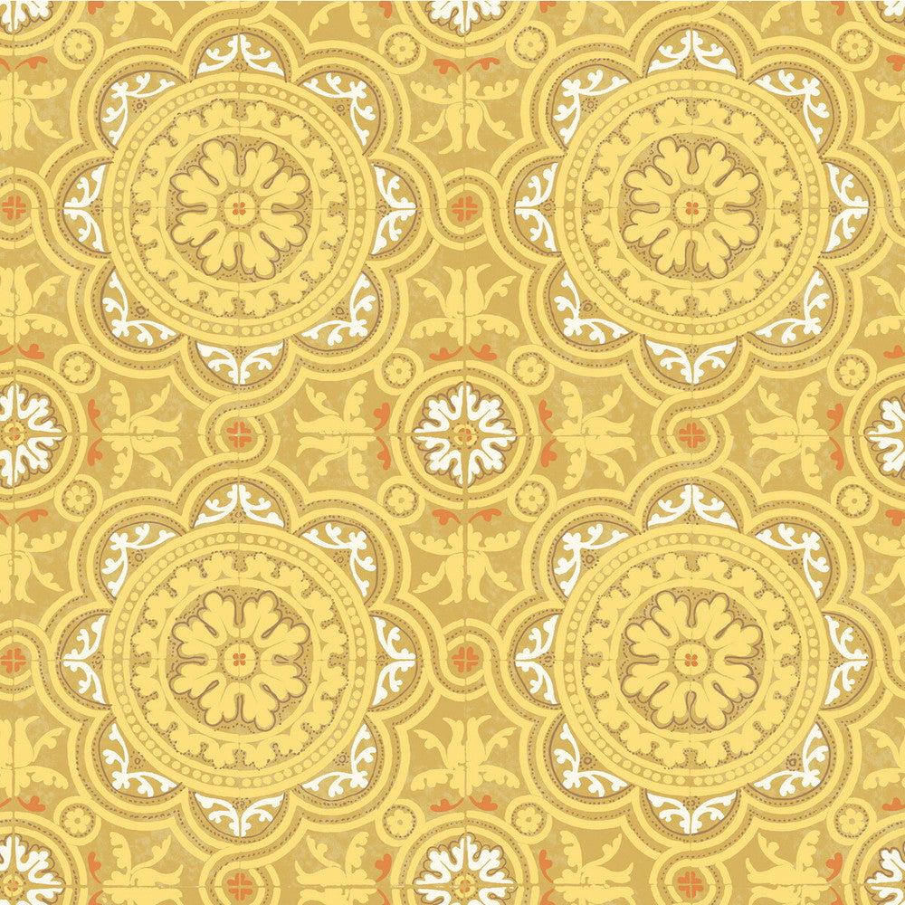 Piccadilly Ochre by Cole & Son Wallcovering COLE & SON ALBEMARLE PAPER - 100% United Kingdom - Horizontal: - and Vertical: 20.88 21 - Fabric Carolina -