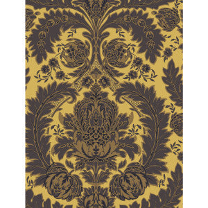 Coleridge Yellow Gold And Black by Cole & Son Wallpaper