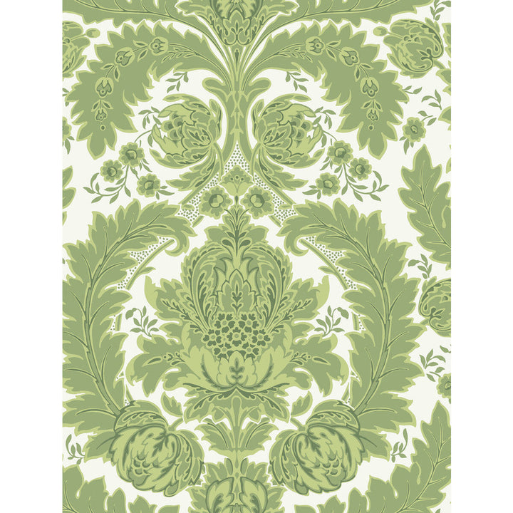 Coleridge Green And Ivory by Cole & Son Wallcovering Cole & Son Wallcovering Coleridge Green And IvoryWallcovering COLE & SON ALBEMARLE PAPER - 100% United Kingdom </p><p>Repeat: H: , V: 27.58 21 - Fabric Carolina -