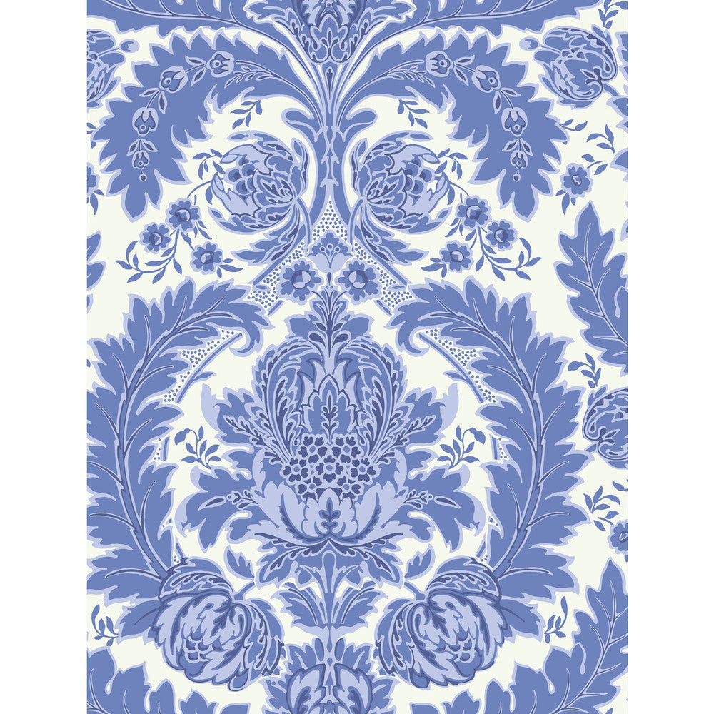 Coleridge Blue And White by Cole & Son Wallcovering COLE & SON ALBEMARLE PAPER - 100% United Kingdom - Horizontal: - and Vertical: 27.58 21 - Fabric Carolina -