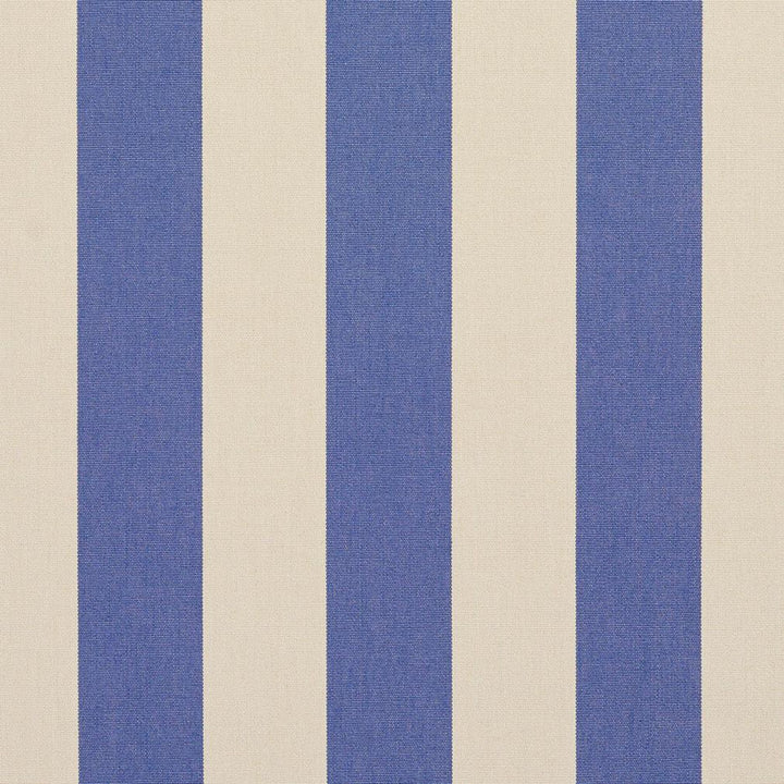9546 Denim Stripe by Charlotte Fabric All Seasons Volume 3 100% Solution Dyed Woven Acrylic Spain Exceeds 100,000 Wyzenbeek Rubs (Heavy Duty) Horizontal: 3.75" 54 Inches - Fabric Carolina -