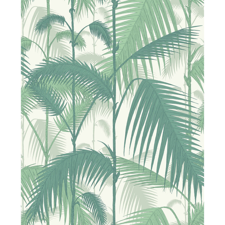 Palm Jungle Forest Gre/W by Cole & Son Wallcovering CONTEMPORARY RESTYLED PAPER - 100% United Kingdom Horizontal: 20.5 and Vertical: 25 20.5 - Fabric Carolina -