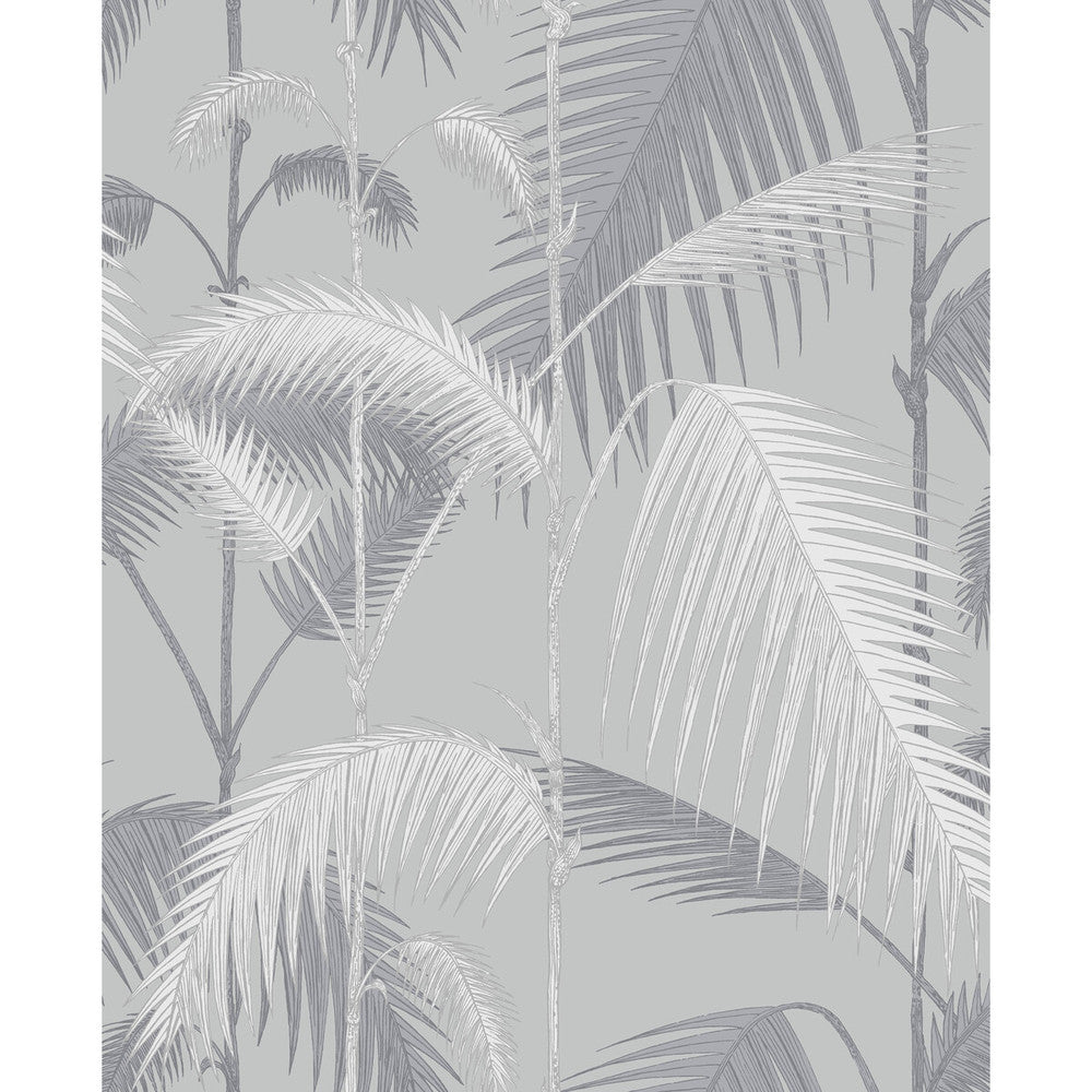 Palm Jungle Lilac & Grey by Cole & Son Wallcovering CONTEMPORARY RESTYLED PAPER - 100% United Kingdom Horizontal: 20.5 and Vertical: 25 20.5 - Fabric Carolina -