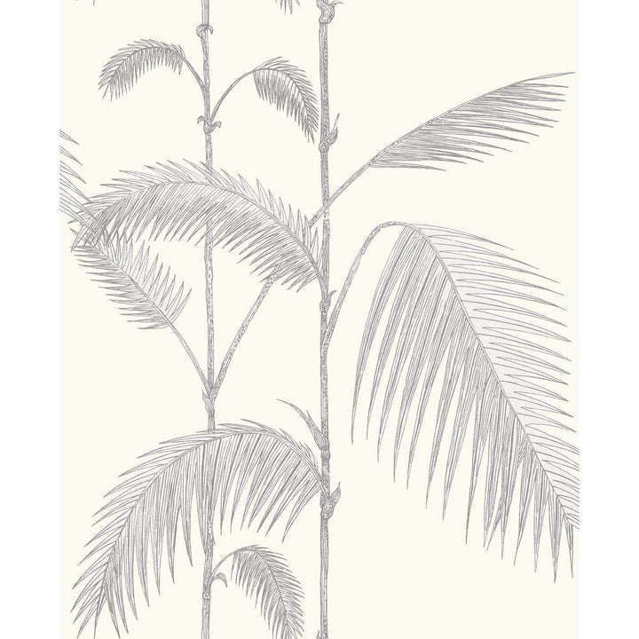 Palm Leaves Grey/White by Cole & Son Wallcovering Cole & Son Wallcovering Palm Leaves Grey/WhiteWallcovering CONTEMPORARY RESTYLED PAPER - 100% United Kingdom </p><p>Repeat: H: 20.5, V: 28.3 20.5 - Fabric Carolina -