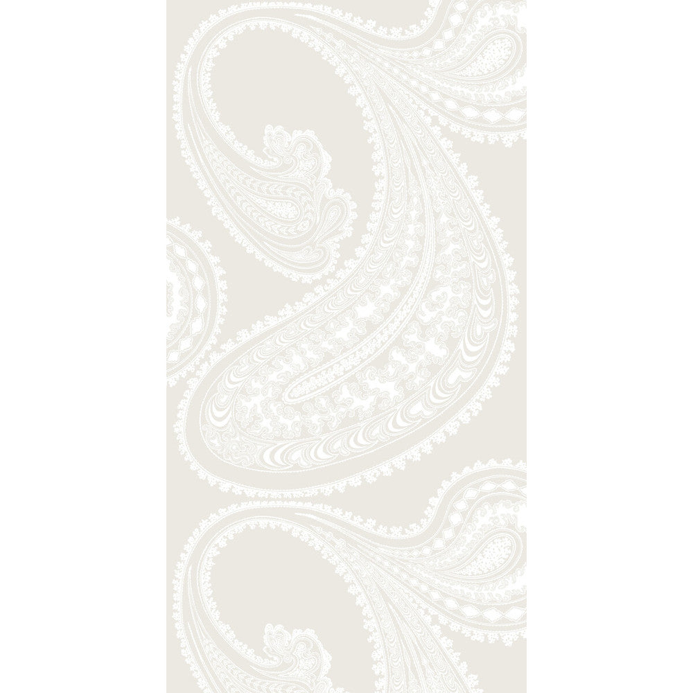 Rajapur White/Shell by Cole & Son Designer Wallcovering CONTEMPORARY RESTYLED PAPER - 100% United Kingdom - Horizontal: 21 and Vertical: 30 21 - Swanky Fabrics -