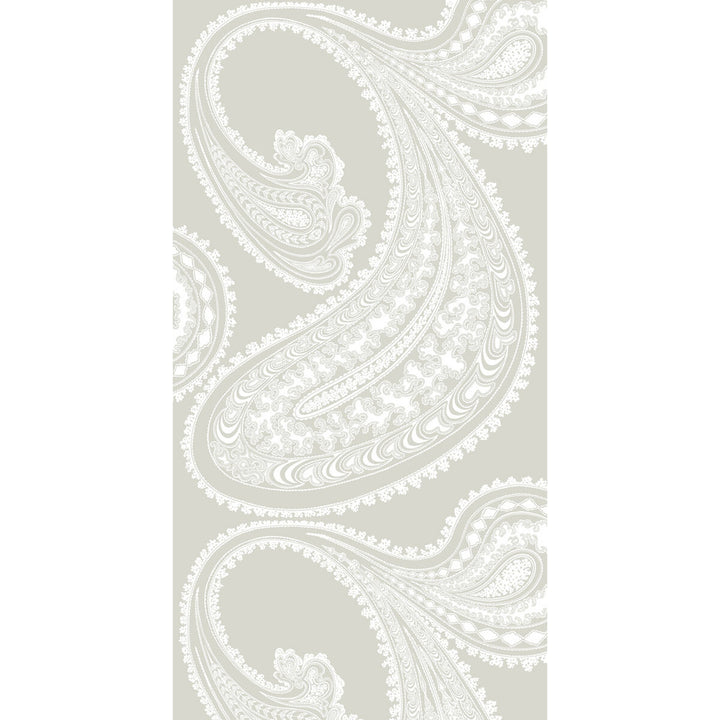 Rajapur White/Linen by Cole & Son Wallcovering CONTEMPORARY RESTYLED PAPER - 100% United Kingdom Horizontal: 21 and Vertical: 30 21 - Fabric Carolina -