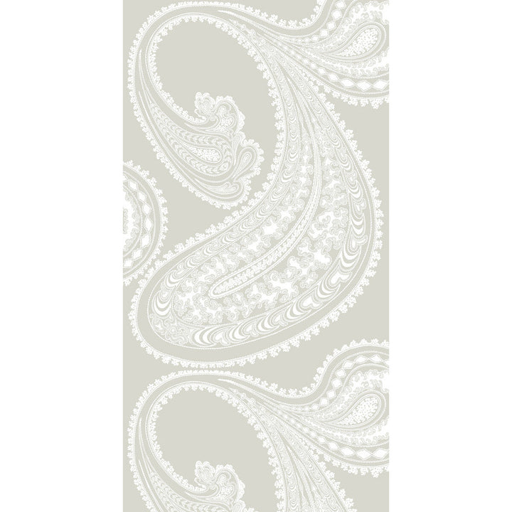 Rajapur White/Linen by Cole & Son Designer Wallcovering CONTEMPORARY RESTYLED PAPER - 100% United Kingdom - Horizontal: 21 and Vertical: 30 21 - Swanky Fabrics -