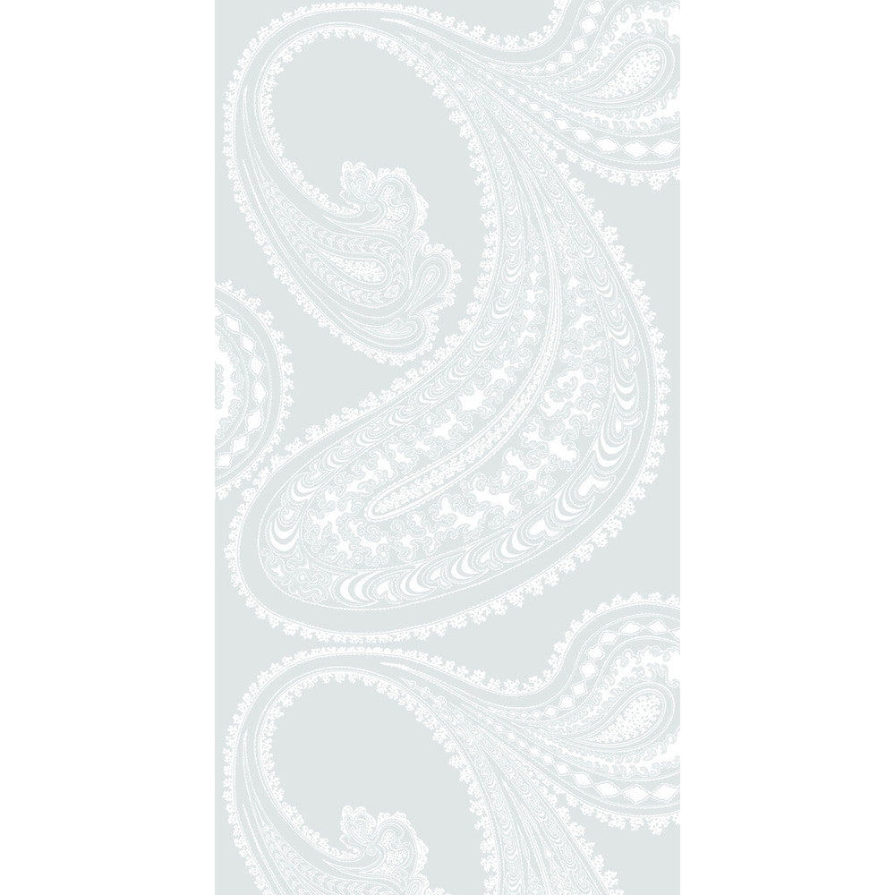 Rajapur Wht/Lt Blue by Cole & Son Wallcovering CONTEMPORARY RESTYLED PAPER - 100% United Kingdom Horizontal: 21 and Vertical: 30 21 - Fabric Carolina -