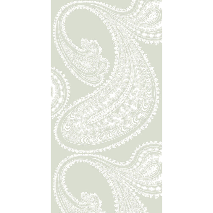 Rajapur White/Olive by Cole & Son Designer Wallcovering CONTEMPORARY RESTYLED PAPER - 100% United Kingdom Horizontal: 21 and Vertical: 30 21 - Swanky Fabrics -