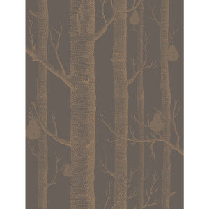 Woods & Pears Bronze/Black by Cole & Son Wallcovering
