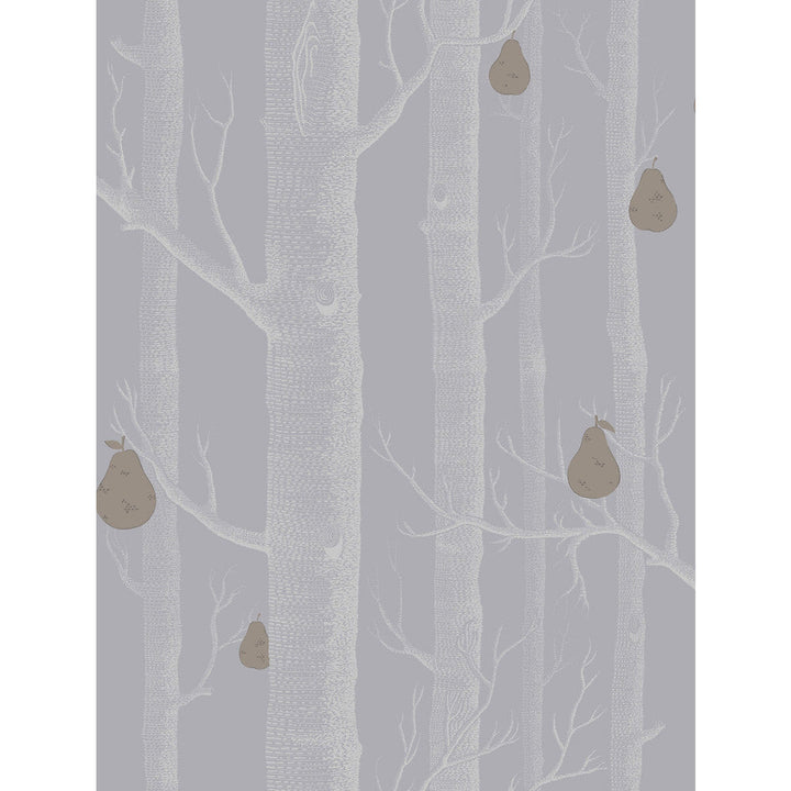 Woods & Pears Slate/Silver by Cole & Son Designer Wallcovering CONTEMPORARY RESTYLED PAPER - 100% United Kingdom Horizontal: 21 and Vertical: 27.5 21 - Swanky Fabrics -