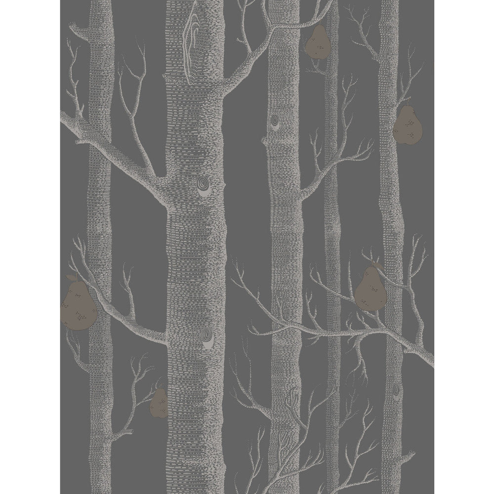 Woods & Pears Gilver/Black by Cole & Son Wallcovering Cole & Son Wallcovering Woods & Pears Gilver/BlackWallcovering CONTEMPORARY RESTYLED PAPER - 100% United Kingdom </p><p>Repeat: H: 21, V: 27.5 21 - Fabric Carolina -