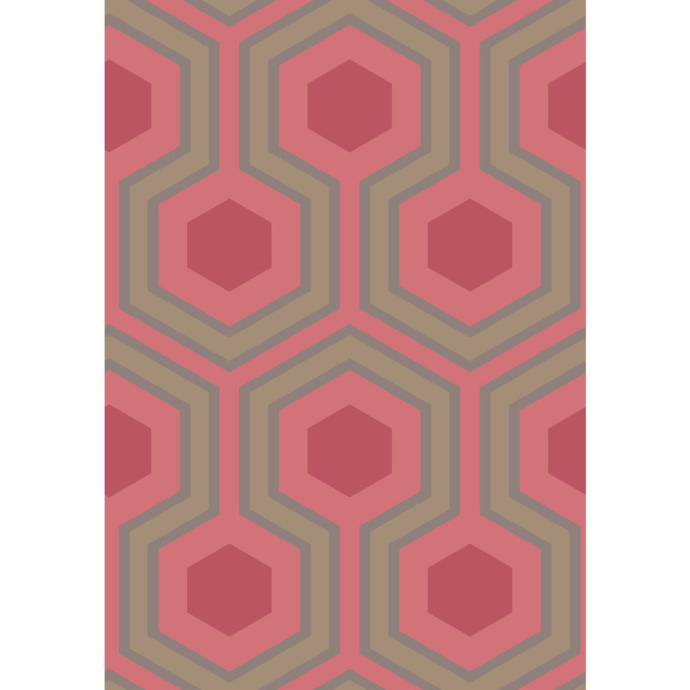 Hicks Grand Red by Cole & Son Wallcovering CONTEMPORARY RESTYLED PAPER - 100% United Kingdom - Horizontal: 21 and Vertical: 15 21 - Fabric Carolina -