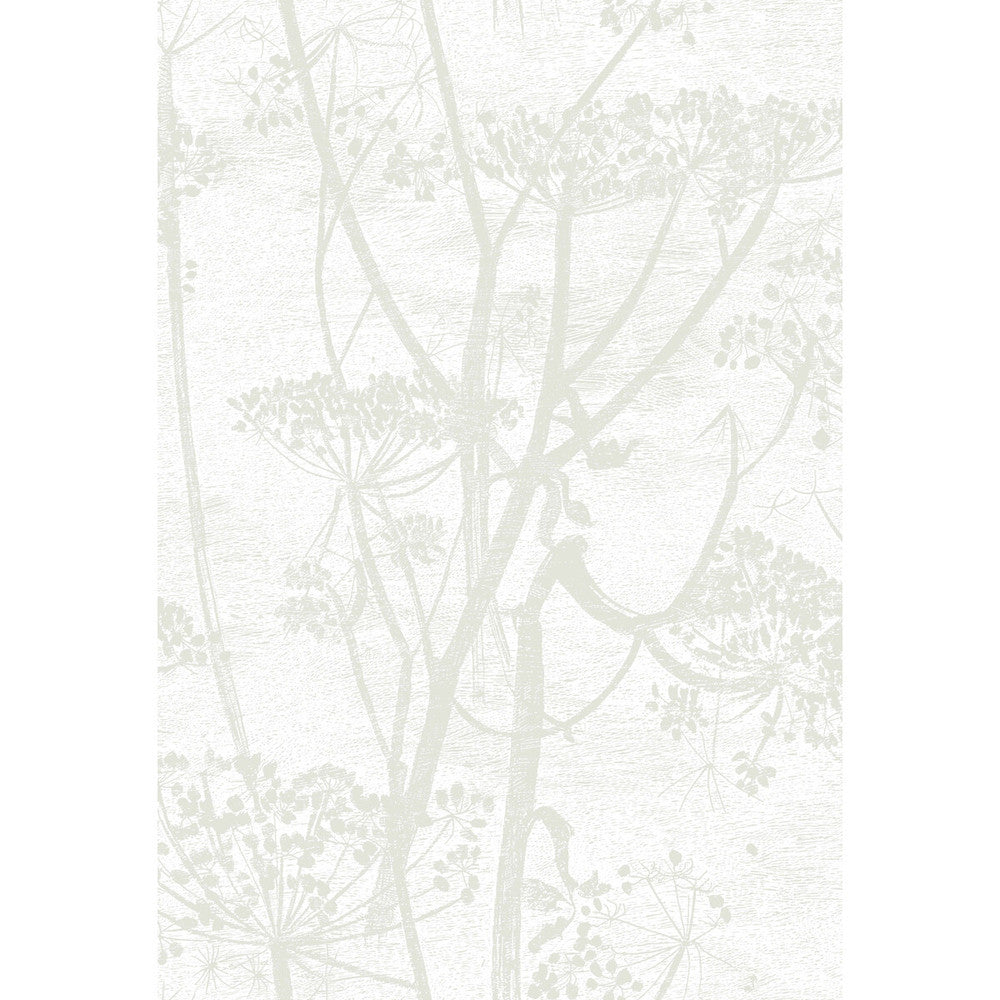 Cow Parsley White by Cole & Son Wallcovering CONTEMPORARY RESTYLED PAPER - 100% United Kingdom Horizontal: 21 and Vertical: 30 21 - Fabric Carolina -