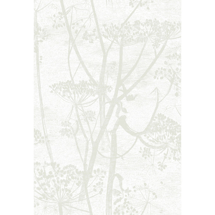 Cow Parsley White by Cole & Son Wallcovering CONTEMPORARY RESTYLED PAPER - 100% United Kingdom Horizontal: 21 and Vertical: 30 21 - Fabric Carolina -