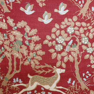 Mille Fleur Pri Berry by Lee Jofa Fabric - LINEN - 100% Thailand - Horizontal: 23.5 and Vertical: 23 47 - Fabric Carolina -