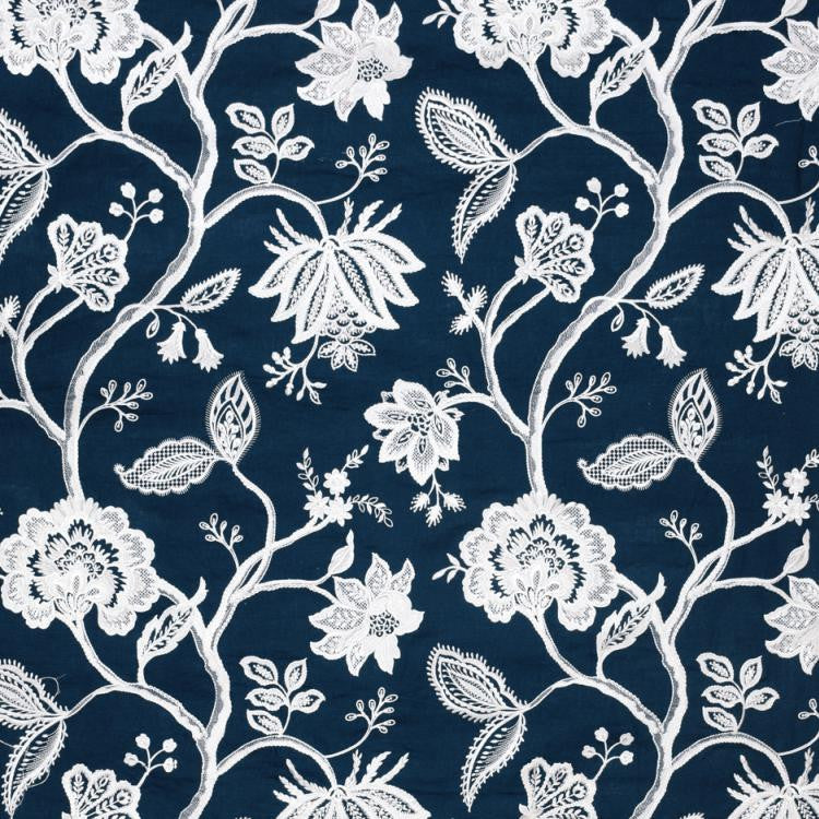 Hampton Court Navy by RM CoCo Fabric