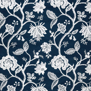 Hampton Court Navy by RM CoCo Fabric