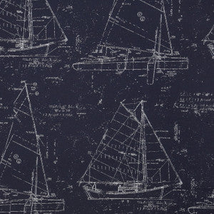 145736-0003 Point of Sail Navy by Sunbrella Fabric