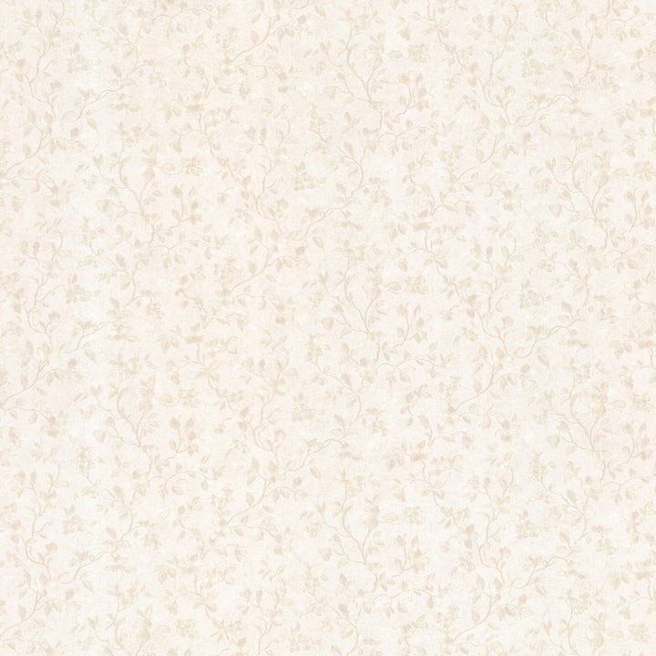 Amanda Taupe Floral Trail Wallpaper by Mirage Vintage Rose Covers about 56.4 square feet 20.5-in by 33-ft long roll Prepasted 6.9 - Fabric Carolina -