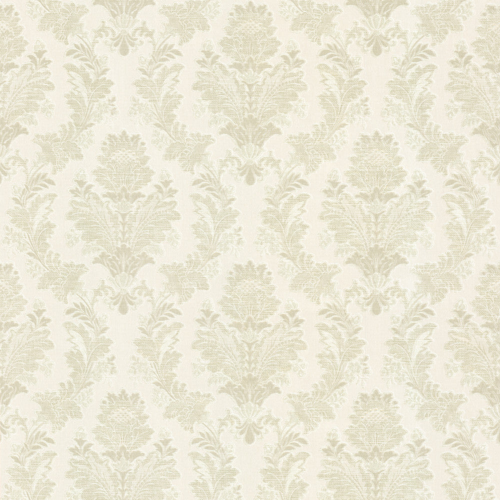 Capulet Light Green Silk Damask Wallpaper by Mirage Juliette II Covers about 56.4 square feet 20.5-in by 33-ft long roll Unpasted 10.4 - Fabric Carolina -