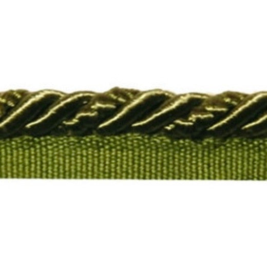 Cord - 126 Olive by Europatex Fabric Cord 100% Polyester China See Sample Horizontal: N/A and Vertical: N/A 0.38 inches  - Fabric Carolina -