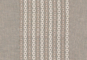 Bangle Sheer Truffle by Kravet Couture Fabric