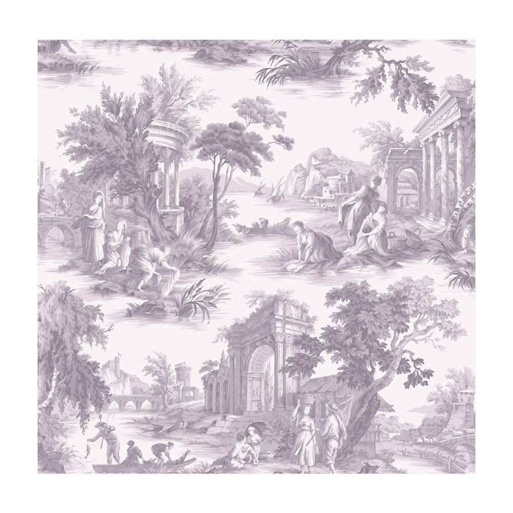 Villandry Dove Grey by Cole & Son Designer Wallcovering - PAPER - 100% United Kingdom - Horizontal: - and Vertical: 26.8 27 - Swanky Fabrics -