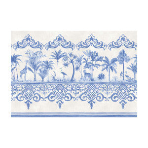 Rou Border Cobalt Blue by Cole & Son Wallcovering