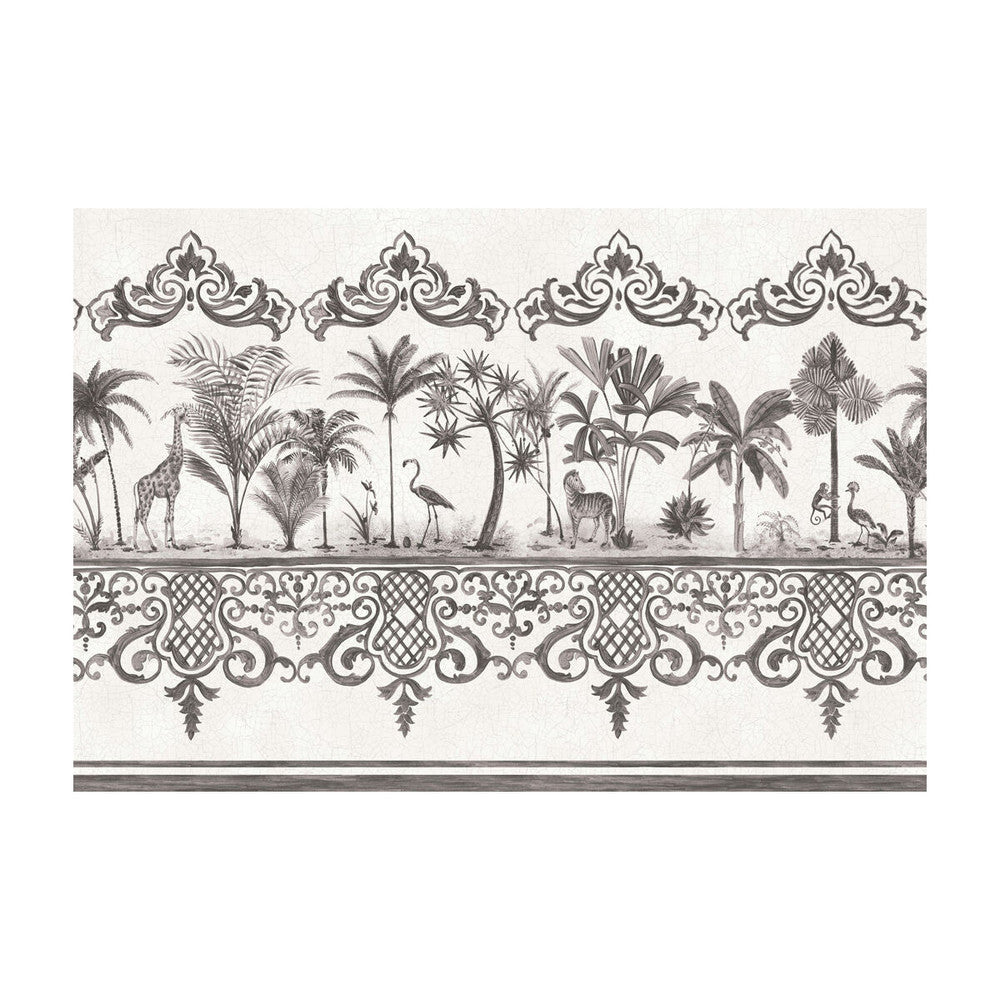 Rou Border Charcoal by Cole & Son Wallcovering Cole & Son Wallcovering Rou Border CharcoalWallcovering PAPER - 100% United Kingdom </p><p>Repeat: H: , V: 20.5 - Fabric Carolina -
