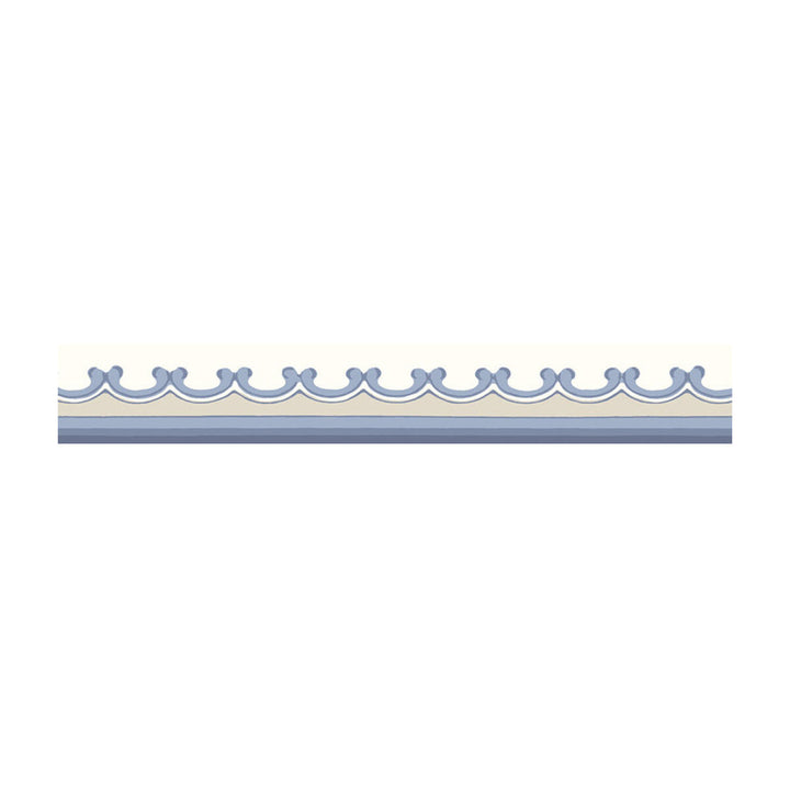 Broderie Border Blue by Cole & Son Wallcovering PAPER - 100% United Kingdom Horizontal: and Vertical: 1.6 - Fabric Carolina -