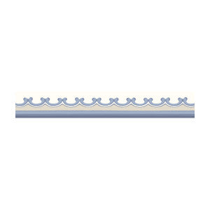 Broderie Border Blue by Cole & Son Wallcovering