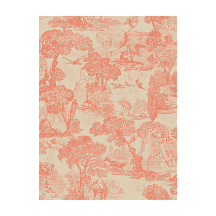 Versailles Coral by Cole & Son Wallcovering - PAPER - 100% United Kingdom - Horizontal: - and Vertical: 36 27 - Fabric Carolina -