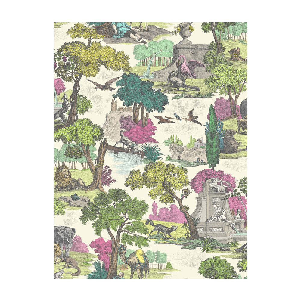 Versailles Grand Pink by Cole & Son Designer Wallcovering PAPER - 100% United Kingdom Horizontal: and Vertical: 71.8 27 - Swanky Fabrics -