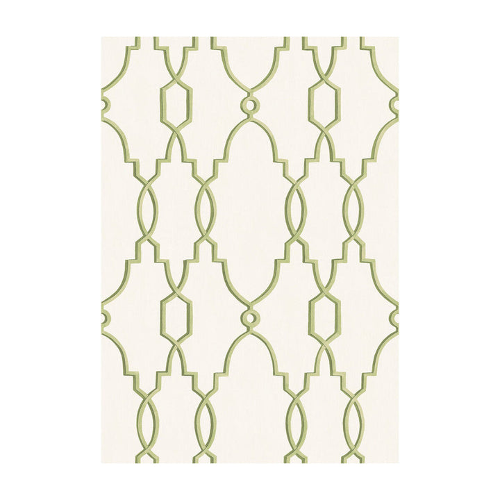Parterre Leaf Green by Cole & Son Designer Wallcovering - PAPER - 100% United Kingdom - Horizontal: - and Vertical: 15 21 - Swanky Fabrics -