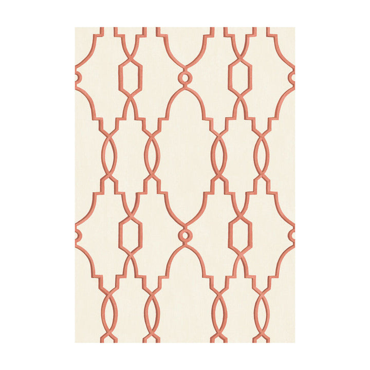 Parterre Red by Cole & Son Designer Wallcovering PAPER - 100% United Kingdom Horizontal: and Vertical: 15 21 - Swanky Fabrics -
