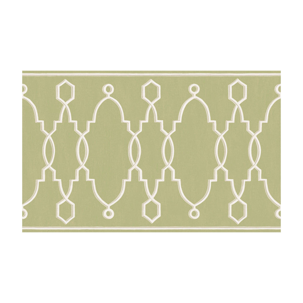 Parterre Border Leaf Green by Cole & Son Wallcovering PAPER - 100% United Kingdom Horizontal: and Vertical: 15.7 - Fabric Carolina -